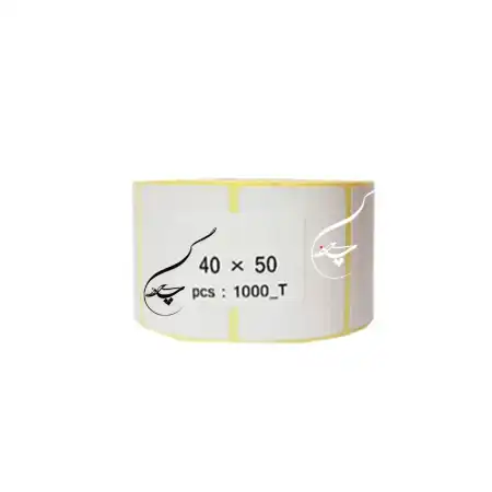 لیبل حرارتی سایز 40 در 50 میلی متر